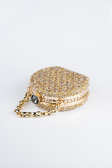 Gold Abendtasche Steinbesetzt SH854