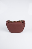 Abendtasche Leder Weinrot KC476