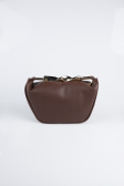 Abendtasche Leder Braun KC476