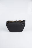 Abendtasche Leder Schwarz KC476