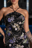 Abendkleid Lang Schwarz ABU6314