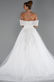 Hochzeitskleider Lang Weiß ABG196
