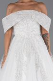 Hochzeitskleider Lang Weiß ABG196