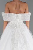 Hochzeitskleider Lang Weiß ABG196