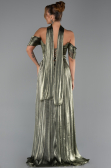 Abendkleid Lang Chiffon Khaki ABU6342