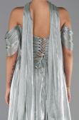 Abendkleid Lang Chiffon Minzgrün ABU6342
