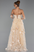 Abendkleid Lang Gold ABU6344