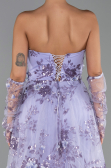 Abendkleid Lang Lila ABU6344