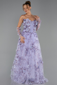 Abendkleid Lang Lila ABU6344