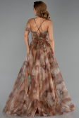 Abendkleid Lang Khaki ABU5053
