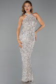 Abendkleid Lang Beige ABU6404