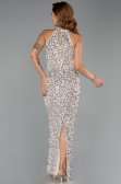 Abendkleid Lang Beige ABU6404
