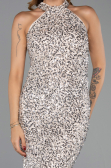 Abendkleid Lang Beige ABU6404