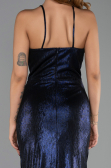 Abendkleid Lang Marineblau ABU6407