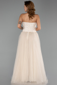 Abendkleid Lang Beige ABU6412