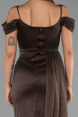 Abendkleid Lang Braun ABU2835