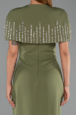 Standesamtkleid Lang Khaki ABU5889