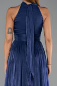 Abschlusskleid Lang Chiffon Marineblau ABU6428