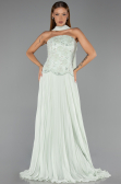 Abendkleid Lang Chiffon Minzgrün ABU6436