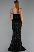 Abendkleid Lang Schwarz ABU6439