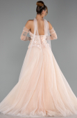 Abendkleid Lang Lachs ABU6523