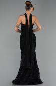 Abendkleid Lang Schwarz ABU6442