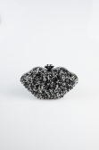 Abendtaschen Schwarz-Silber SH831