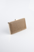 Abendtasche Steinbesetzt Gold SH863