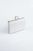 Abendtasche Silber SH862
