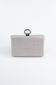 Abendtasche Platin SH862