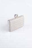Abendtasche Platin SH862