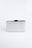Abendtasche Laserschnitt Silber SH801