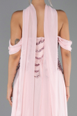 Abendkleid Lang Chiffon Puder ABU6532