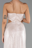 Abschlusskleid Lang Puder ABU6127