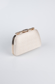 Abendtasche Gemustert Gold SH839