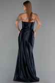 Abendkleid Lang Marineblau ABU6548