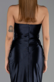 Abendkleid Lang Marineblau ABU6548