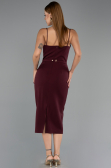 Partykleid Midi Weinrot ABK2687