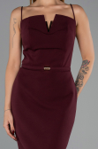 Partykleid Midi Weinrot ABK2687