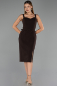 Partykleid Midi Braun ABK2688