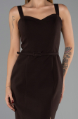 Partykleid Midi Braun ABK2688