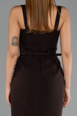 Partykleid Midi Braun ABK2688