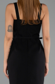 Partykleid Midi Schwarz ABK2688