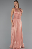 Abendkleid Lang Chiffon Zimtfarben ABU6551