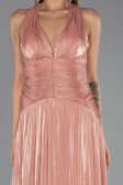 Abendkleid Lang Chiffon Zimtfarben ABU6551
