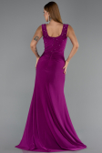 Abendkleid Lang Fuchsie ABU6552