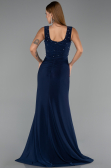 Abendkleid Lang Marineblau ABU6552