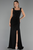 Abendkleid Lang Schwarz ABU6552