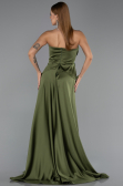Abendkleid Lang Spitze Khaki ABU5615