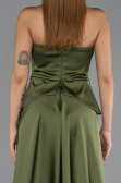 Abendkleid Lang Spitze Khaki ABU5615